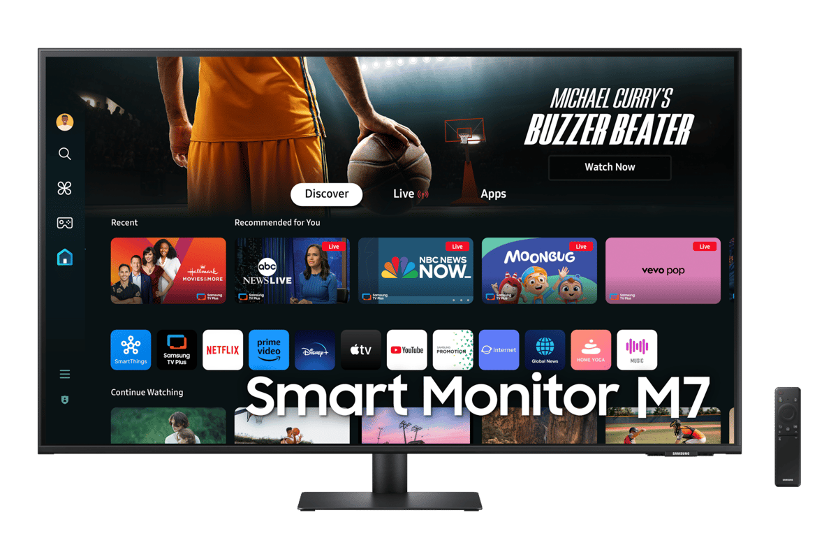 Samsung Smart Monitor M7 - 43" 4K UHD VA Monitor