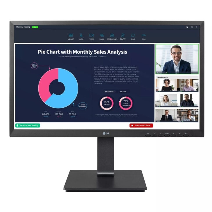 LG 24MP750C-B - 23.8" FHD (1920 x 1080) IPS Monitor