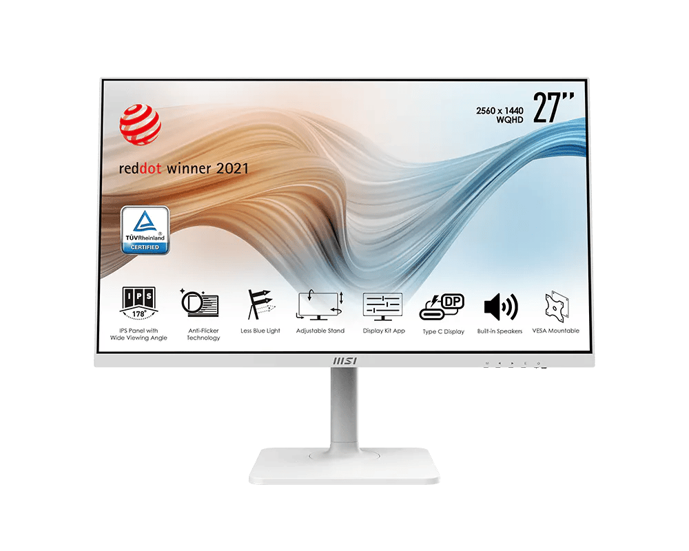 MSI Modern MD271QPW - 27" QHD (2560 × 1440) IPS Monitor
