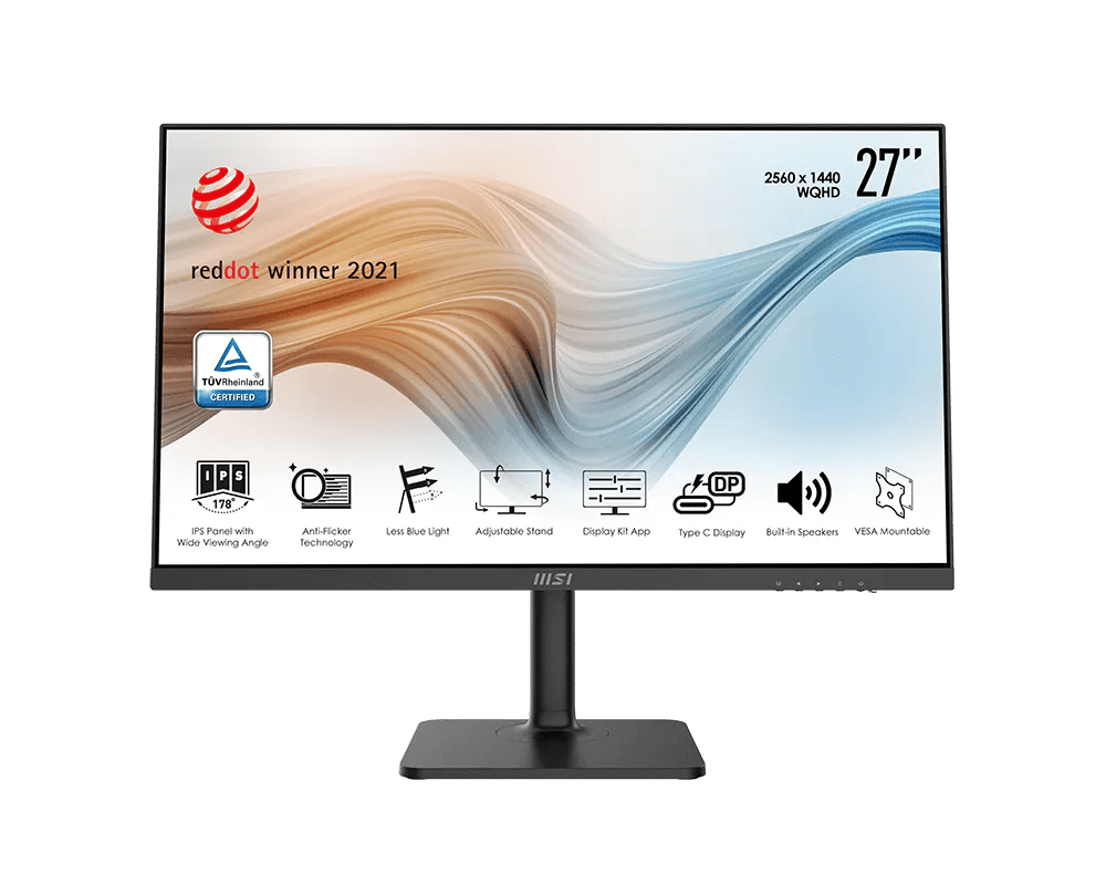MSI Modern MD271QP - 27" QHD (2560 × 1440) IPS Monitor