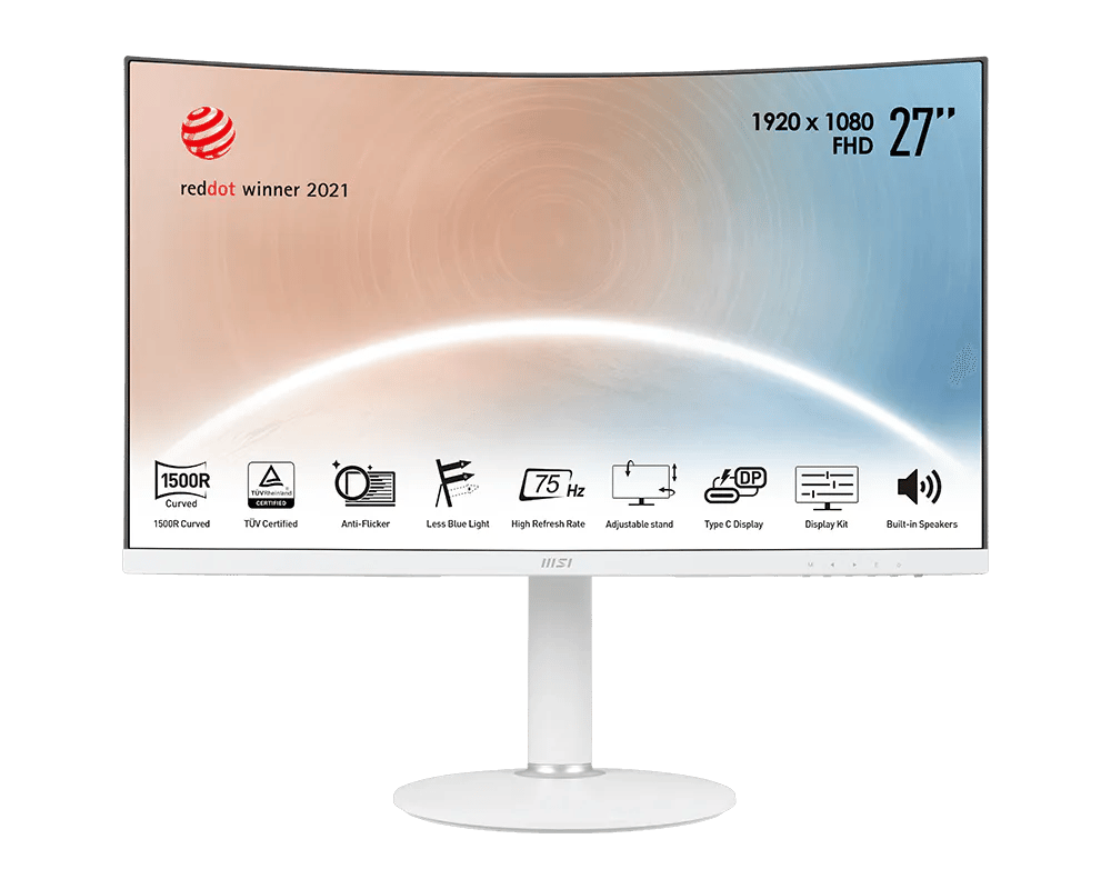 MSI Modern MD271CPW - 27" FHD (1920 × 1080) VA Monitor