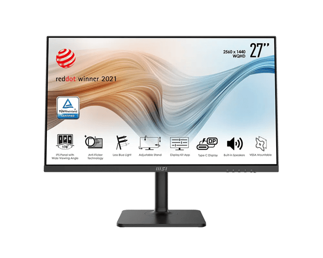 MSI Modern MD271QP - 27" QHD (2560 × 1440) IPS Monitor