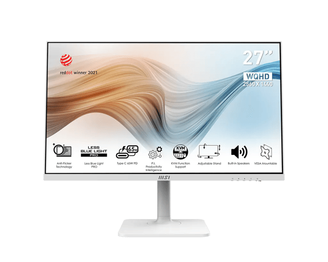 MSI Modern MD272QPW - 27" QHD (2560 × 1440) IPS Monitor