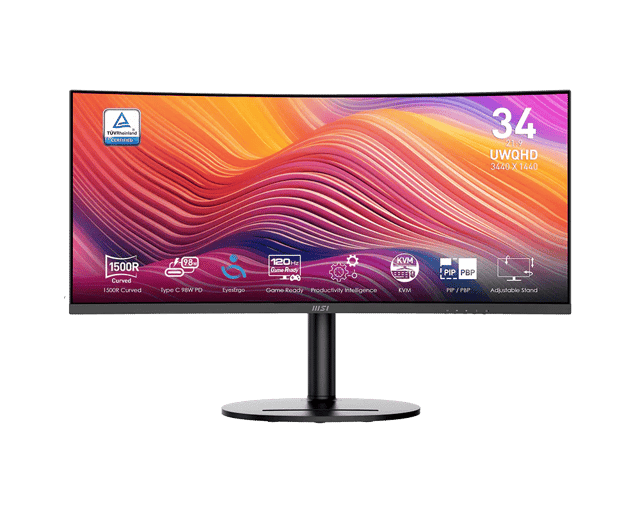 MSI Modern MD342CQP - 34" UWQHD (3440 × 1440) VA Monitor